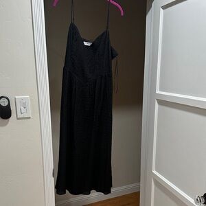 Aritzia Black Strapless Dress